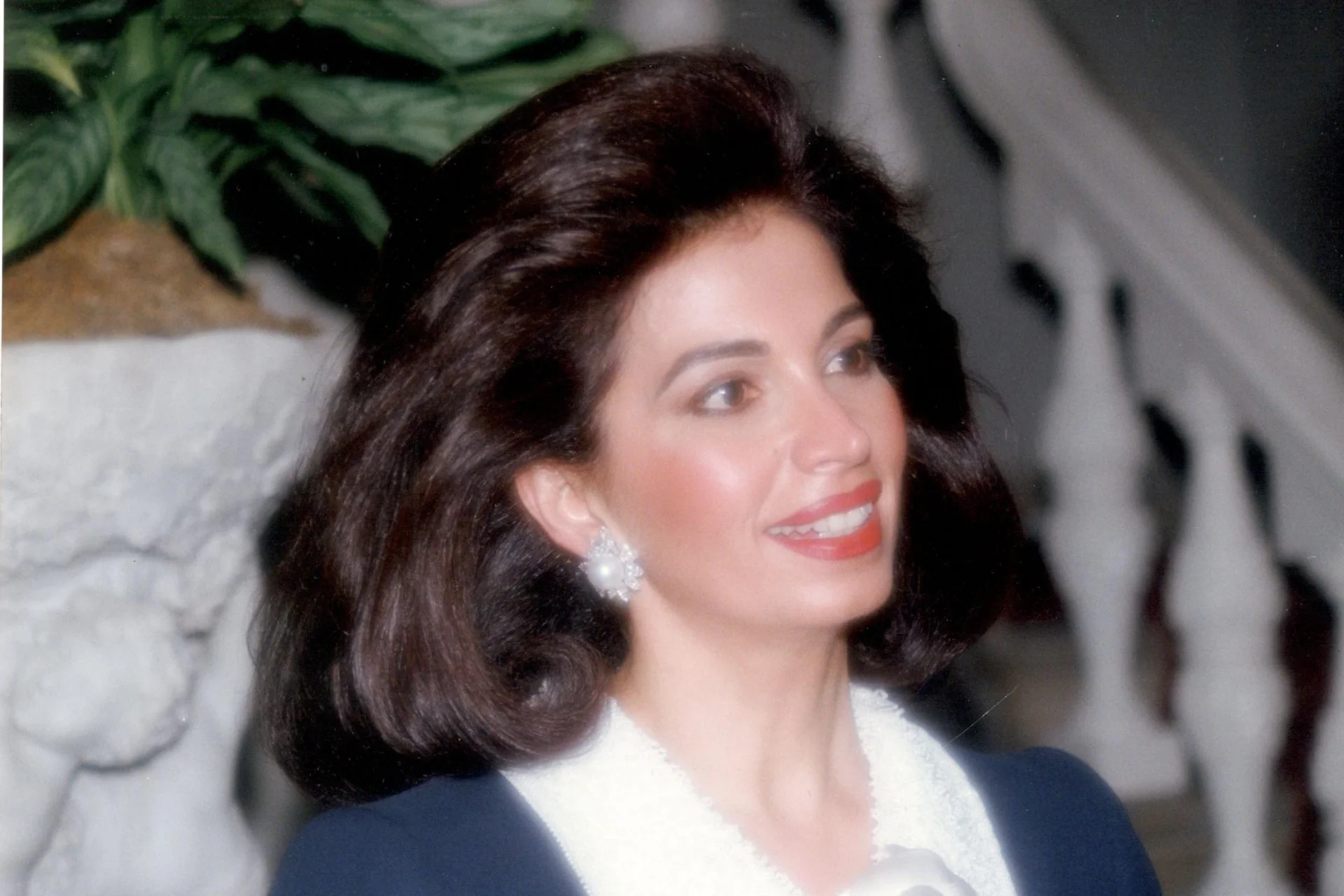Portrait of Mrs. Nazik Rafik Hariri, President of the Rafik Hariri Foundation